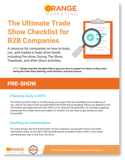 trade show tips for B2B