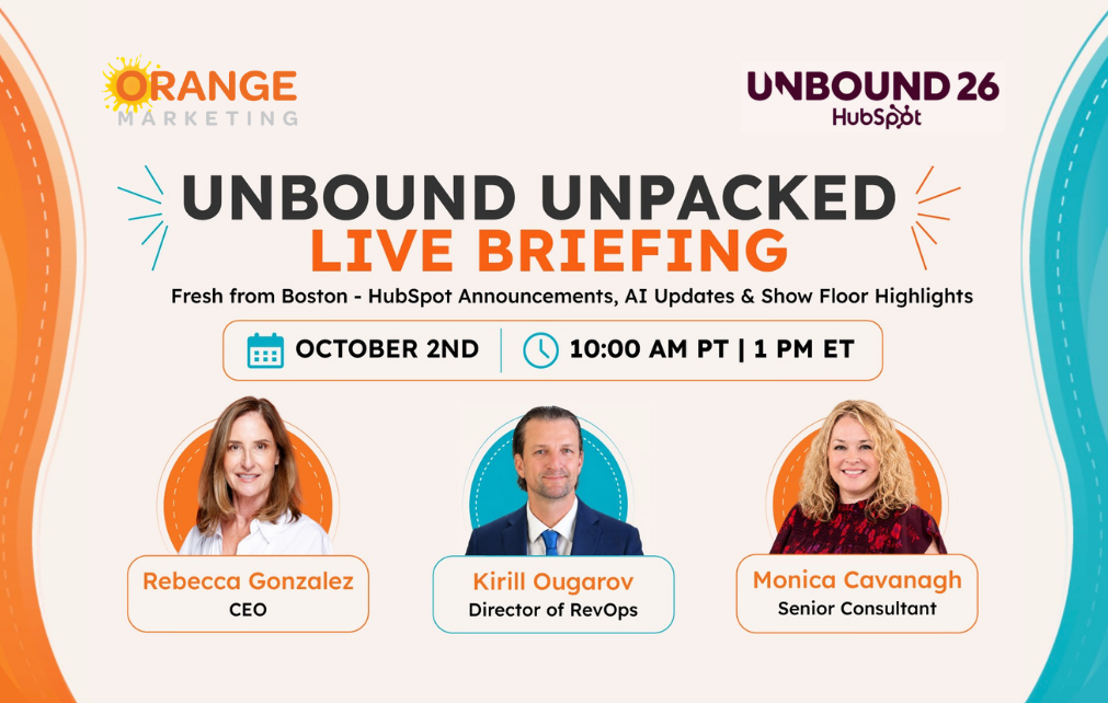 LIVE BRIEFING - Oct 2 - Fresh From Boston: Unpacking HubSpot's UNBOUND 2026 Announcements